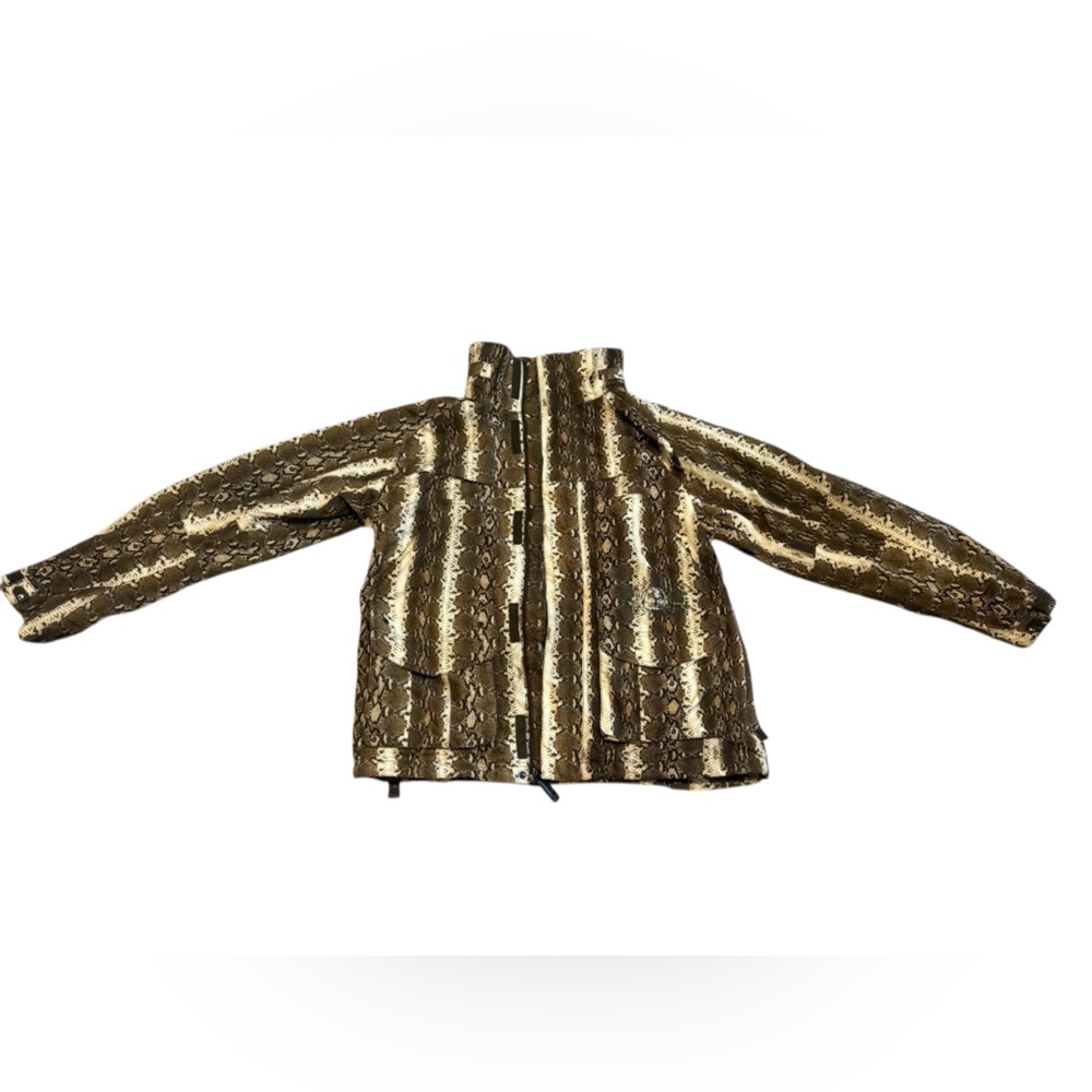 Men’s Burton Ronin 2L Snake Skin Print Snowboard Ski Jacket Size Medium - Picture 2 of 11